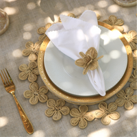 Handwoven Flower Placemat