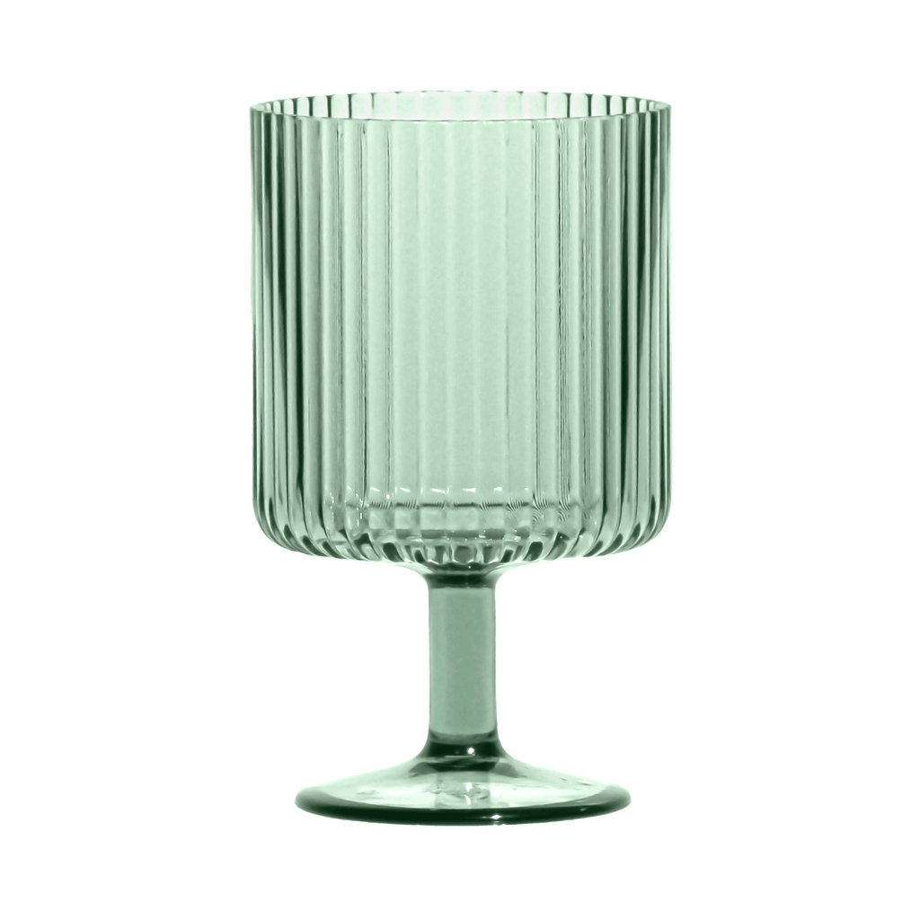 Mesa Stacking Acrylic Wine Goblet, Sage