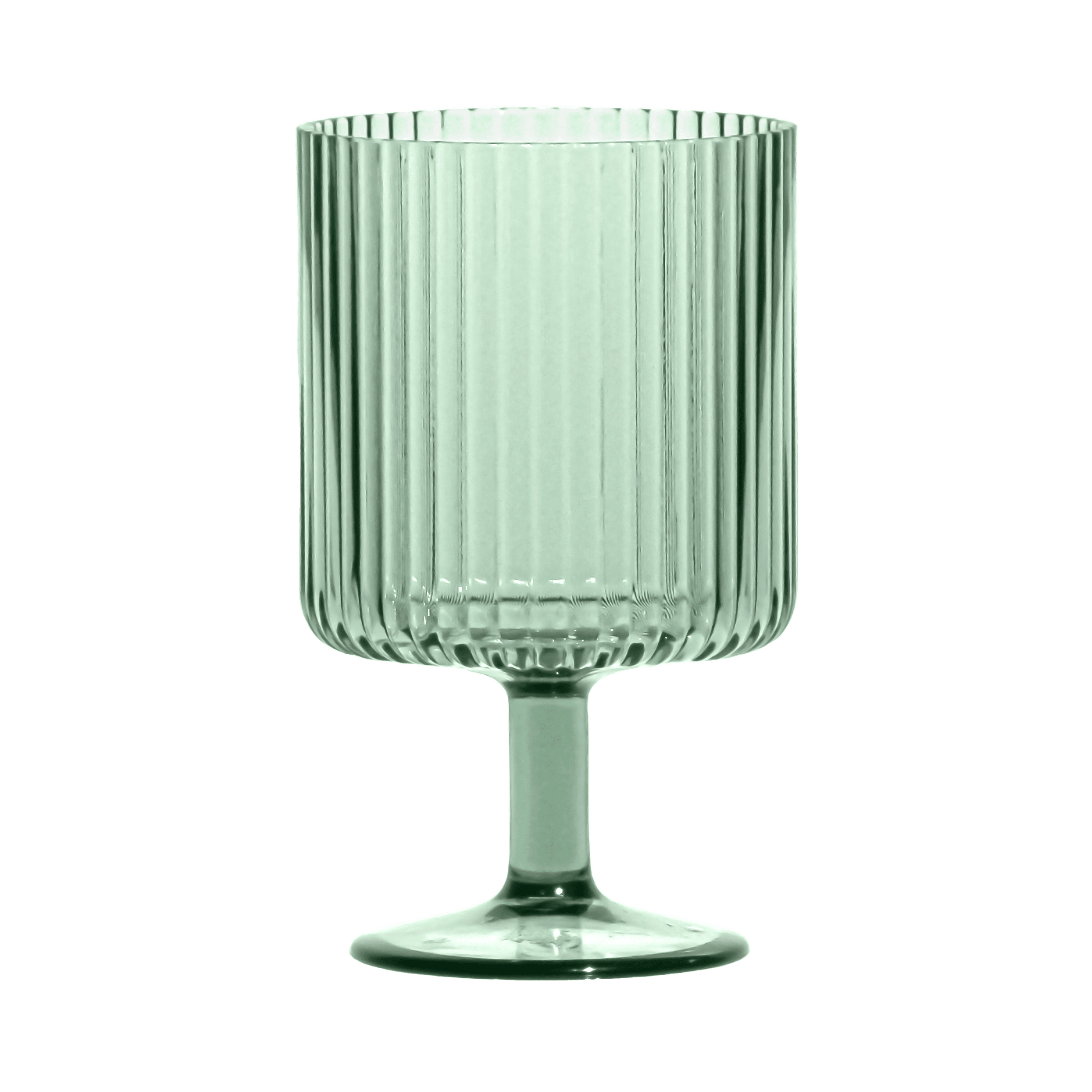 Mesa Stacking Acrylic Wine Goblet, Sage