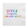 2024 Congrats Graduate! Cocktail Paper Beverage Napkins
