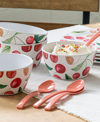 Berries & Cherries Melamine Serving Platter