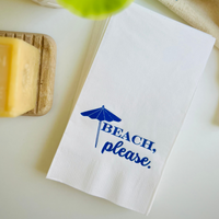 Beach, Please Paper Guest Towels, Pack of 20