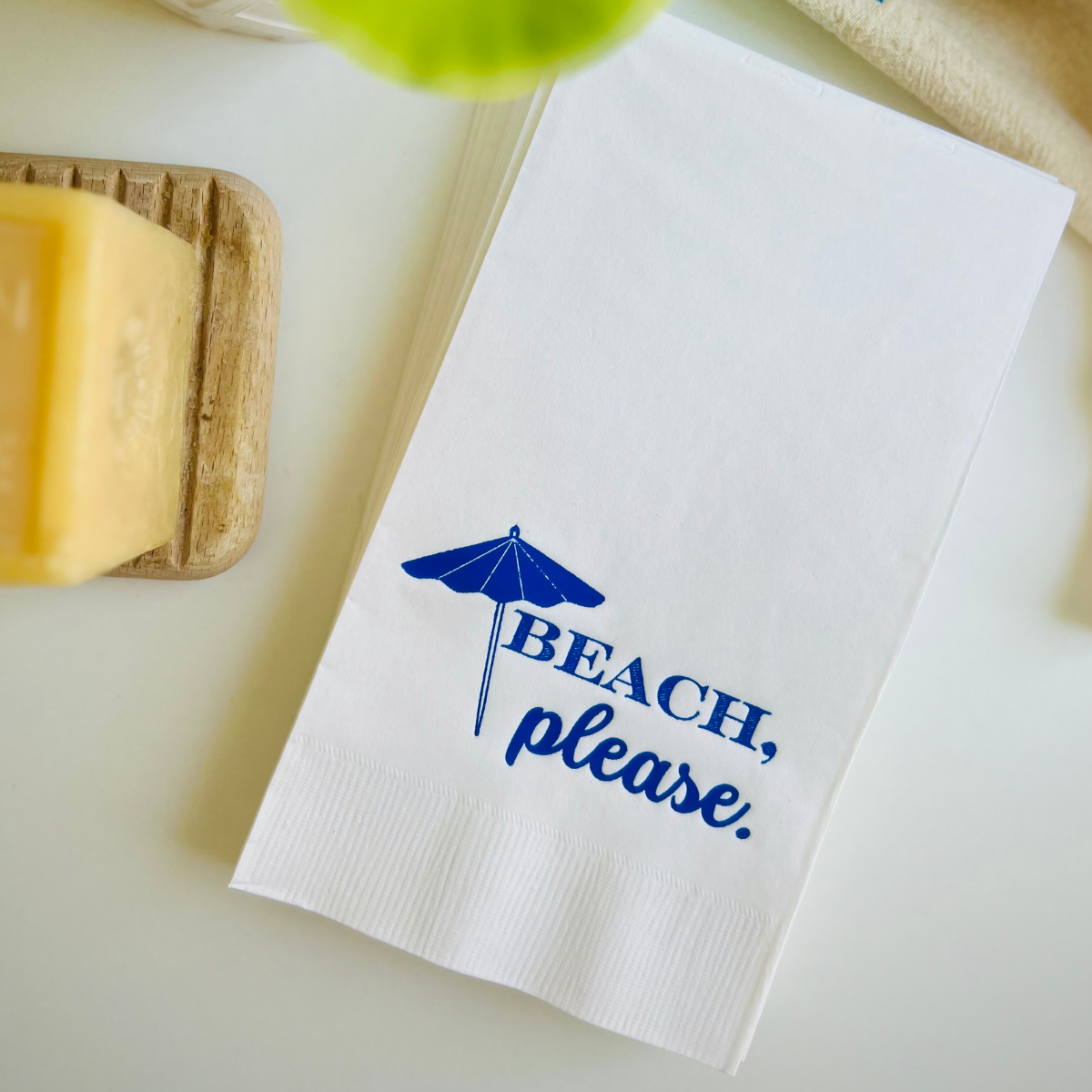 Beach, Please Paper Guest Towels, Pack of 20
