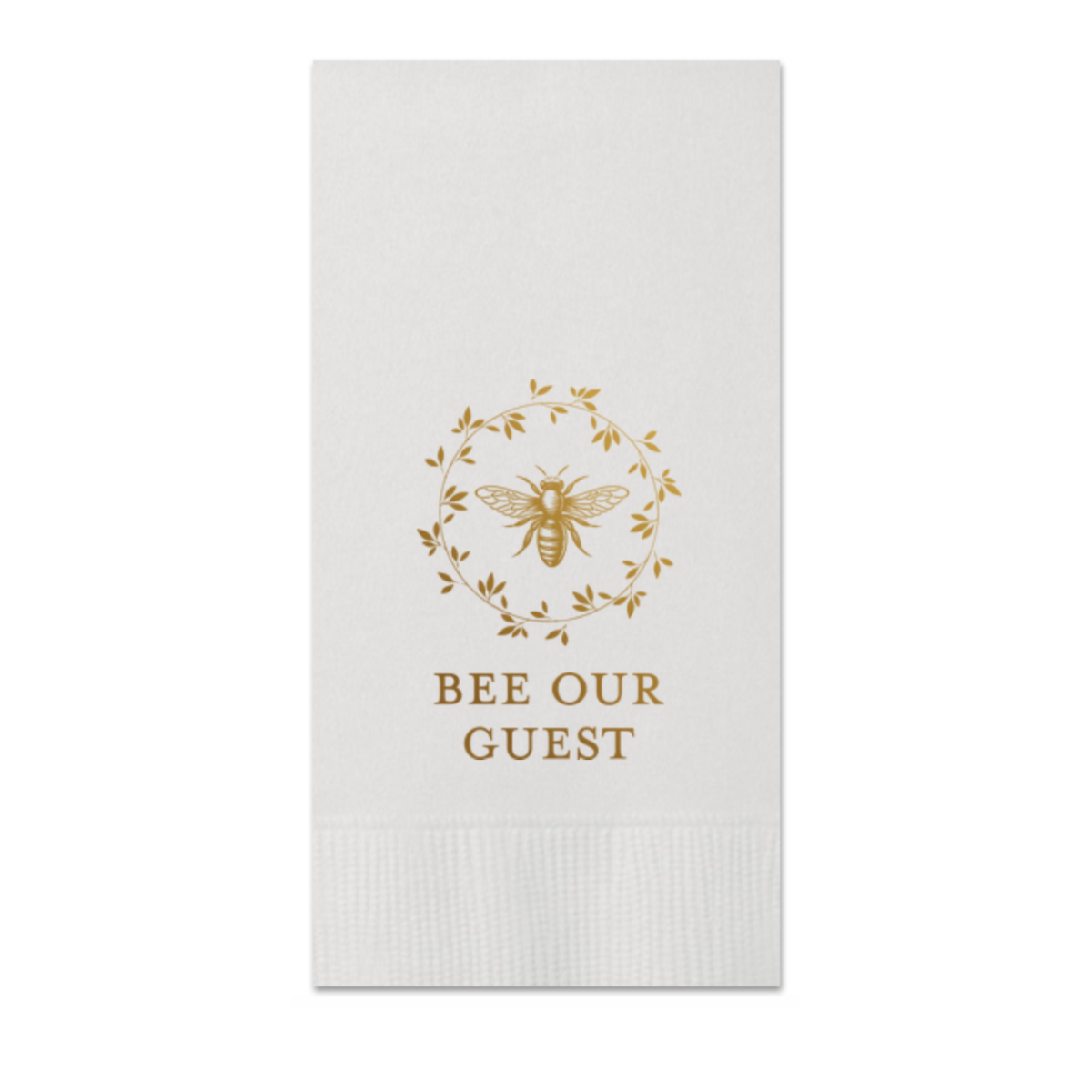 "Bee Our Guest" Paper Guest Towels, Set of 20