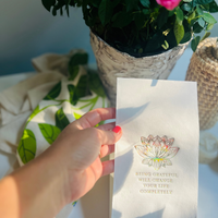 Being Grateful Holographic Gold Foil Paper Guest Towels, Pack of 20 | Thanksgiving Guest Towels