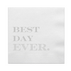 Best Day Ever Cocktail Paper Napkins | Wedding Napkins