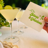 Bikinis And Martinis Retro Cocktail Paper Beverage Napkin
