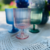 Mesa Stacking Acrylic Wine Goblet, Sage