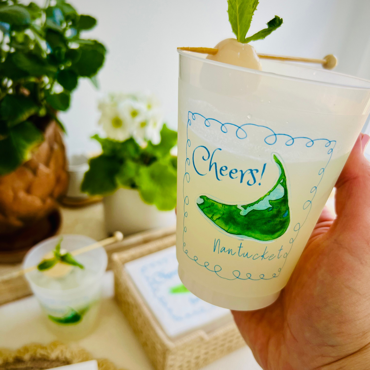 Cheers! Nantucket Frost Flex Drinking Cups, 16oz