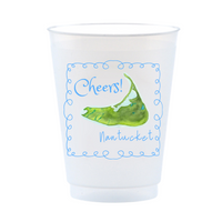 Cheers! Nantucket Frost Flex Drinking Cups, 16oz