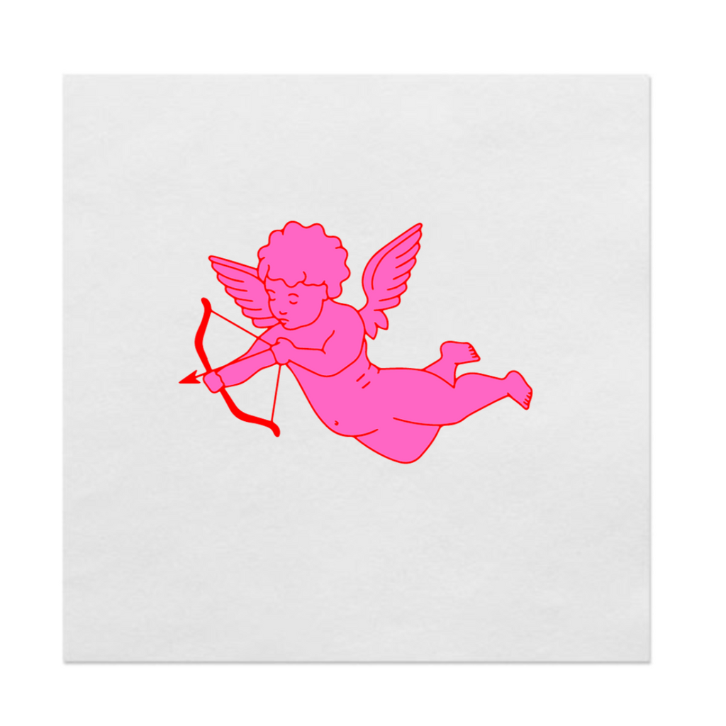 Cupid Valentine's Day Cocktail Paper Napkins