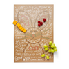 Charcuterie Cheat Sheet with Bunny Design
