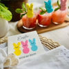 Easter With My Peeps Cocktail Paper Beverage Napkin