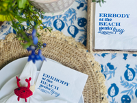 Errbody At The Beach Gettin' Tipsy Cocktail Paper Beverage Napkins
