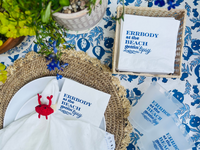 Errbody At The Beach Gettin' Tipsy Cocktail Paper Beverage Napkins