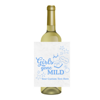 Girls Gone Mild Large Wine Label
