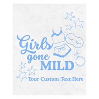 Girls Gone Mild Large Wine Label