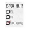Is You Thirty? Milestone Birthday Wine Label | Milestone Birthday Décor