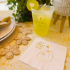 It's About Damn Time Cocktail Paper Beverage Napkins, Gold
