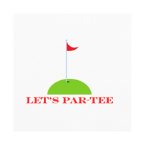 Let's Par-Tee Golf Cocktail Paper Beverage Napkins