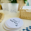 Let's Get Nauti 4" Round Paper Coasters, Pack of 10