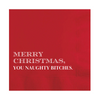 Merry Christmas, You Naughty Bitches Holiday Cocktail Paper Napkins | Christmas Party Décor | Fun Christmas Napkins