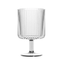 Mesa Stacking Acrylic Wine Goblet, Clear