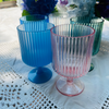 Mesa Stacking Acrylic Wine Goblet, Cobalt Blue