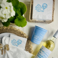 On Cloud Nine Baby Shower Cups | Customizable Baby Shower Cups | We Are On Cloud Nine Theme