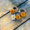 Handwoven Orange/Pumpkin Napkin Ring