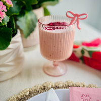 Mesa Stacking Acrylic Wine Goblet, Pink