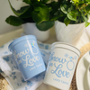 Snow In Love Customizable 16oz Stadium Cup | Snow In Love Engagement | Snow In Love Bachelorette