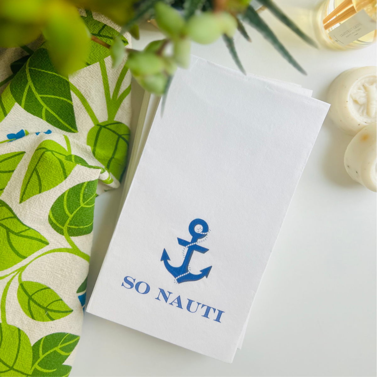 So Nauti Paper Guest Towels | Nautical Bathroom Décor