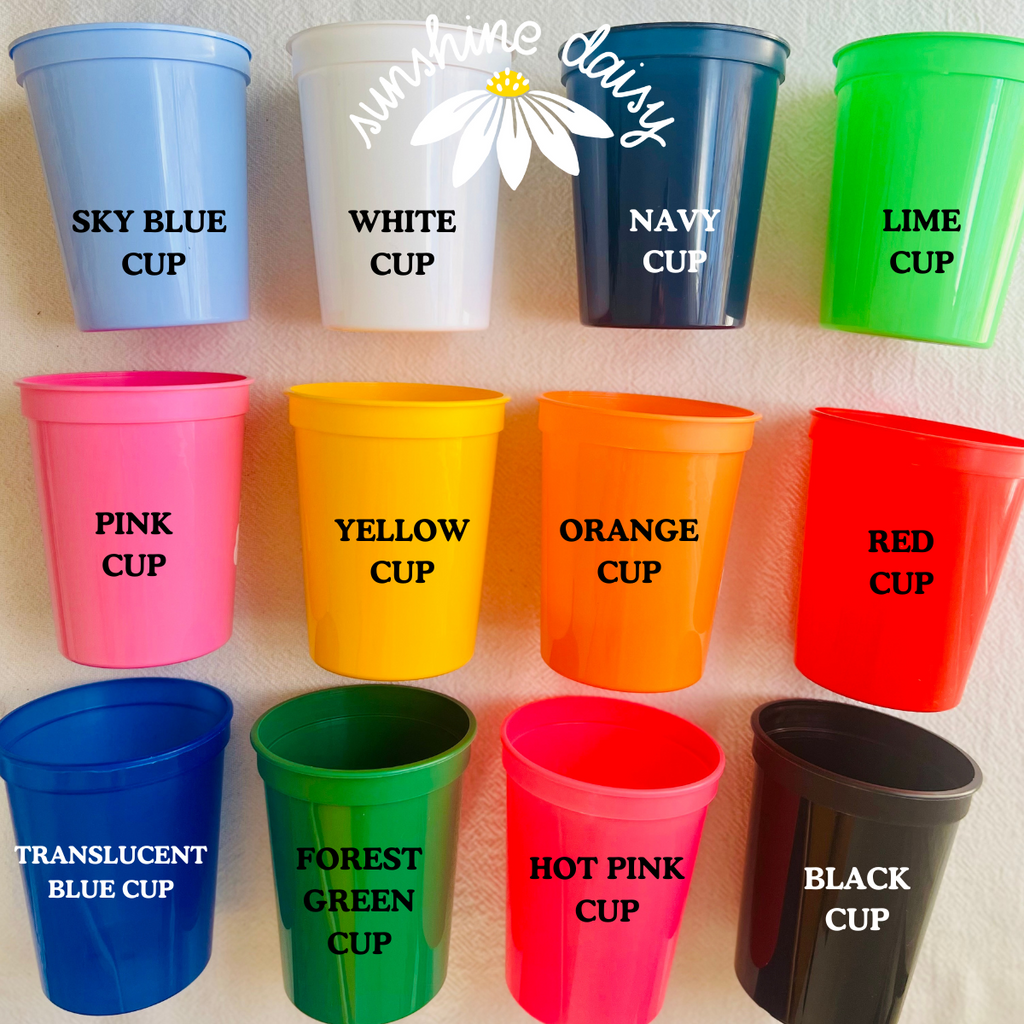 Bikinis and Martinis Customizable Party Cups