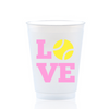 Tennis Love Frosted Drinking Cups, 16oz | Perfect Match