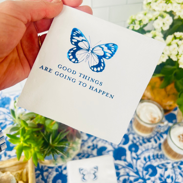 Good Things Are Going To Happen Cocktail Paper Beverage Napkins