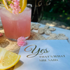 Yes That's What She Said Engagement Cocktail Paper Beverage Napkins, Gold