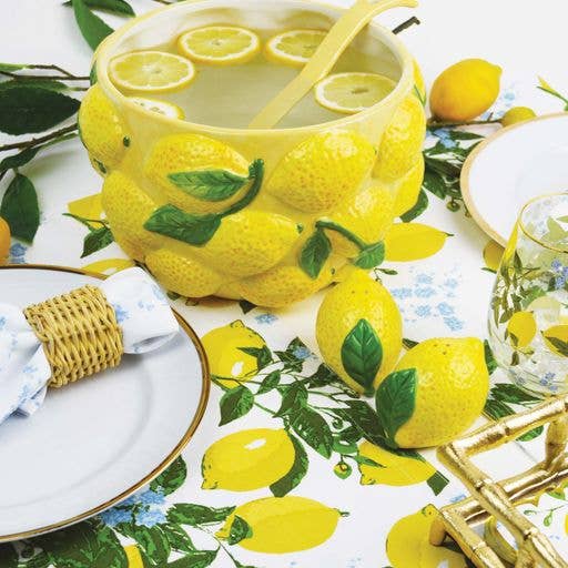 Lemon Punch Bowl & Ladle Set