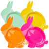 Bunny Plate Hoppy Easter Assorted Color, Set of 8