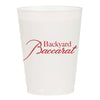 Backyard Baccarat Frosted Cups, Set of 8