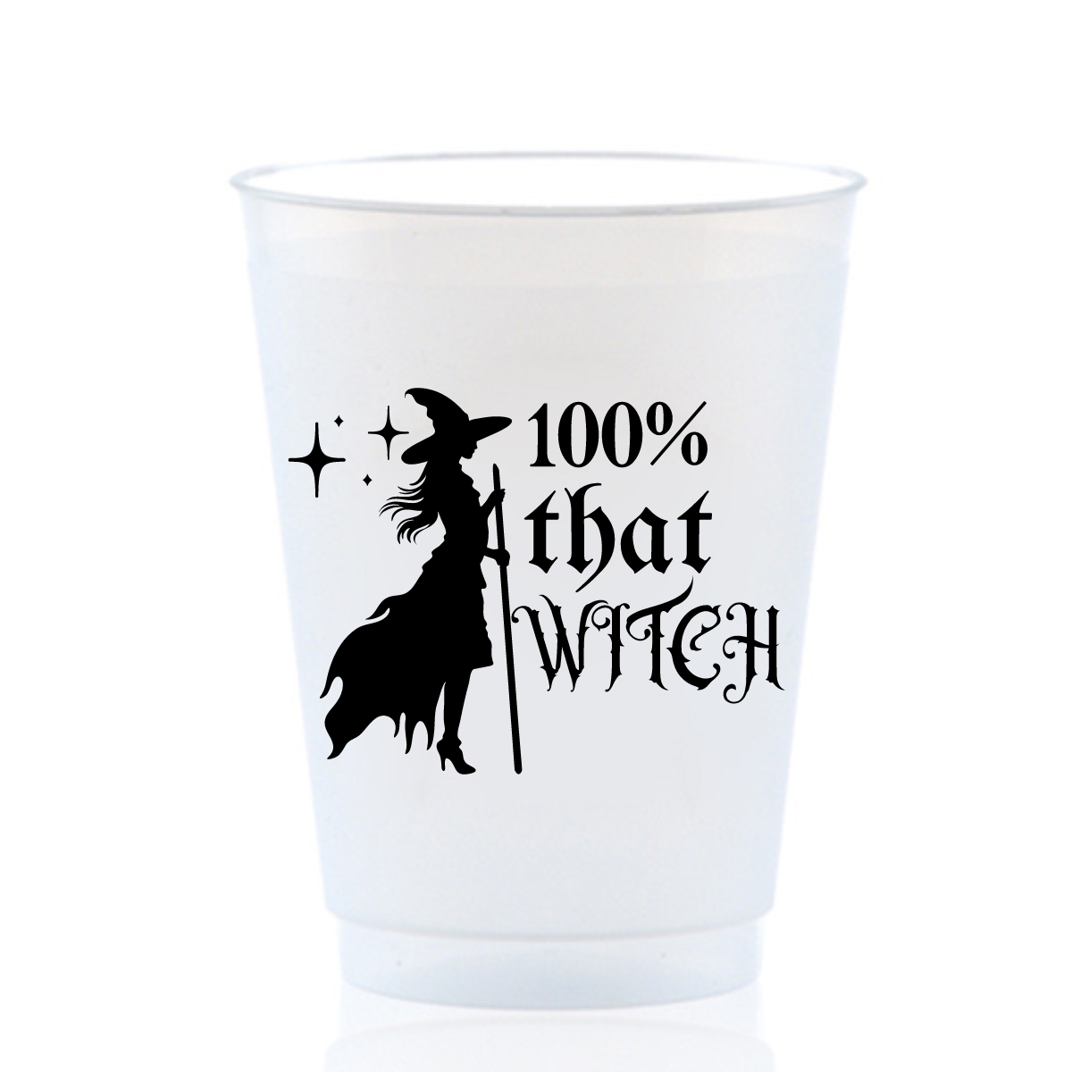 100% That Witch Frost Flex Drinking Cups, 16oz