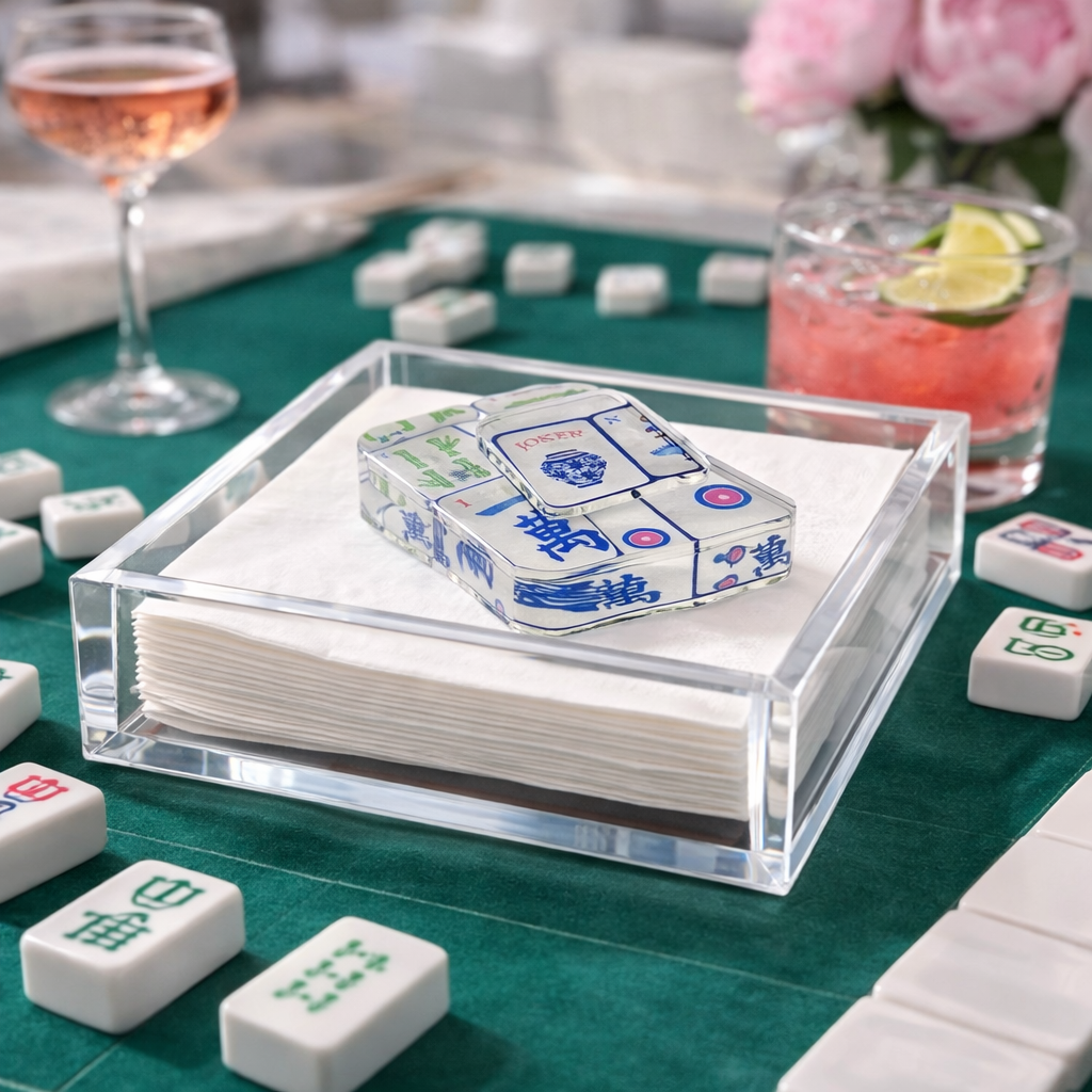 Mahjong Acrylic Napkin Weight