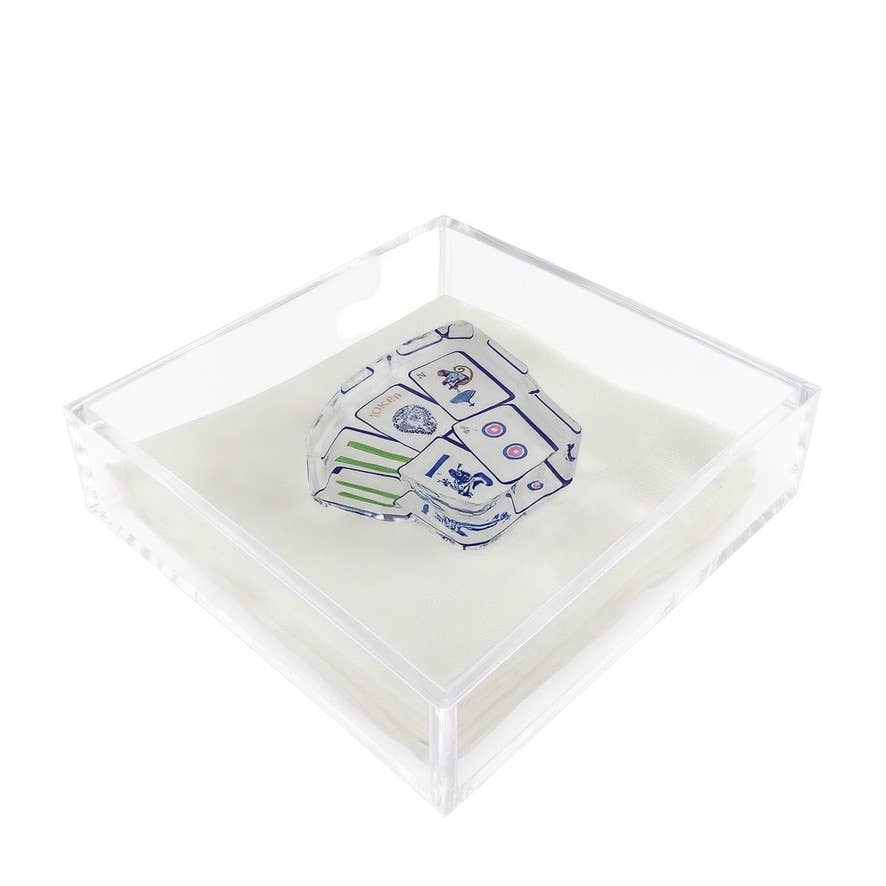 Mahjong Acrylic Napkin Weight