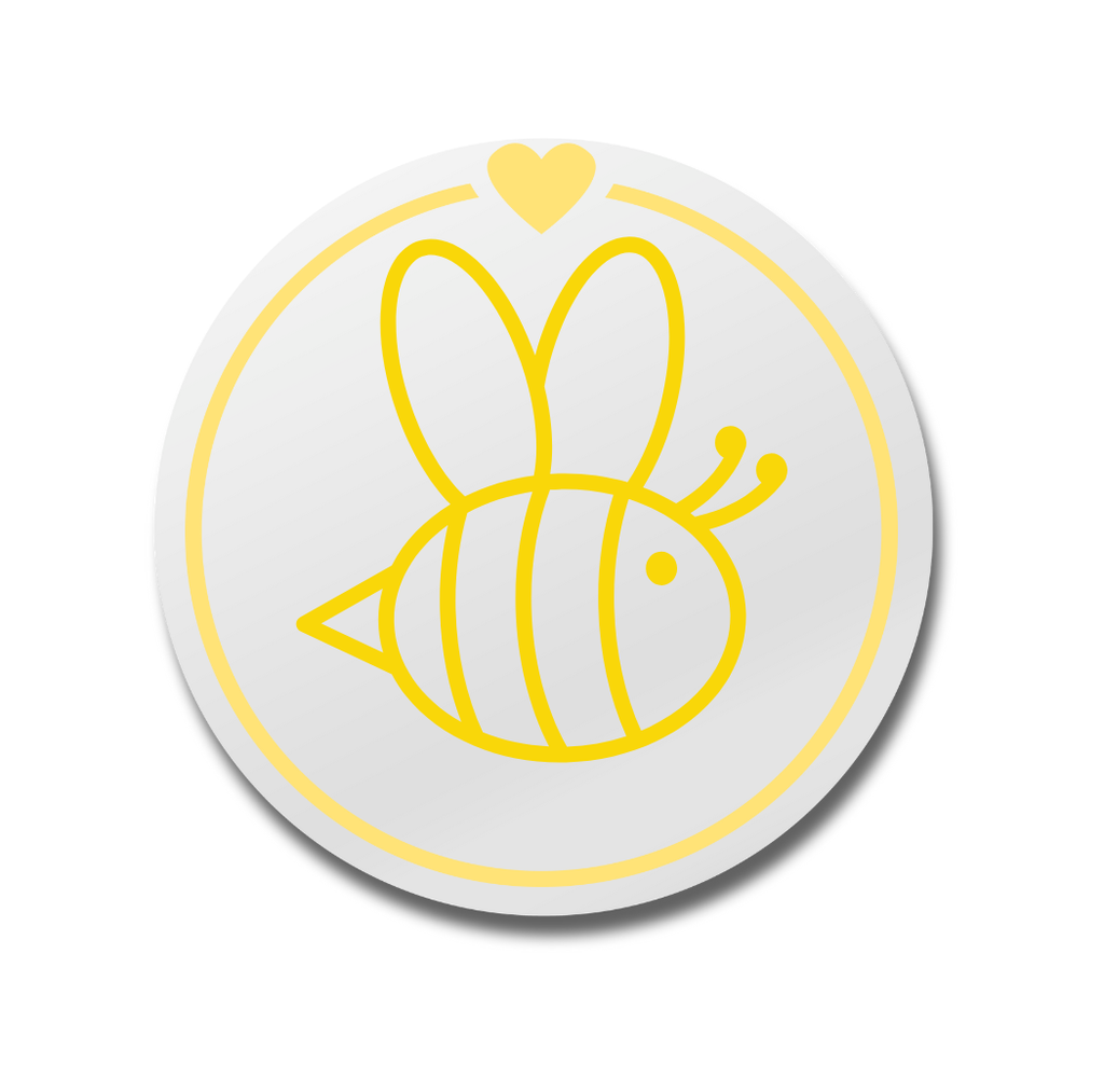 Personalized "A Little Honey Is On The Way" Bee Baby Shower Stickers For Party Favors & Gift Bags | Custom Name | Multiple Sizes Available