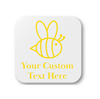 Personalized "A Little Honey Is On The Way" Bee Baby Shower Stickers For Party Favors & Gift Bags | Custom Name | Multiple Sizes Available