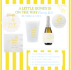 Personalized "A Little Honey Is On The Way" Bee Baby Shower Stickers For Party Favors & Gift Bags | Custom Name | Multiple Sizes Available