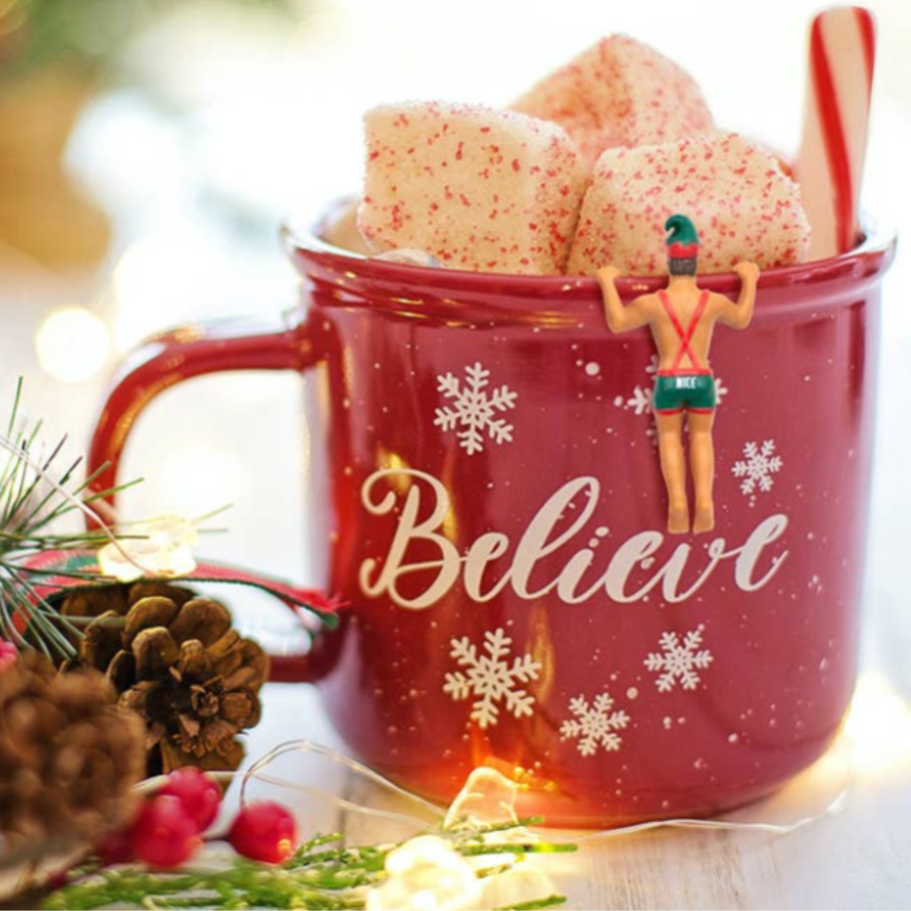 Elf Buddies Holiday Drink Markers | 6 Pack