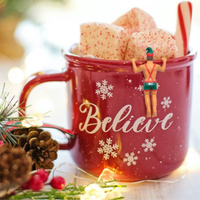 Elf Buddies Holiday Drink Markers | 6 Pack