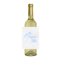 Après Ski Customizable Wine Label