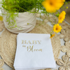 Baby In Bloom Baby Shower Holographic Cocktail Paper Napkins | Boho Baby Shower Napkins